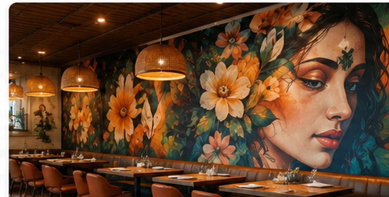 Restaurant Feature Wall