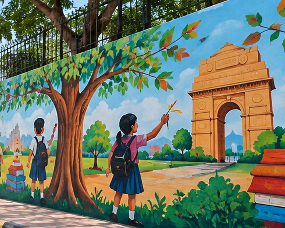 Wall Painting in Delhi visual